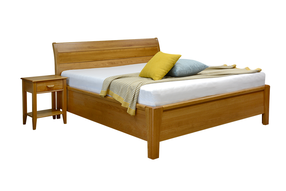 E-shop PATRÍCIA drevená manželská posteľ