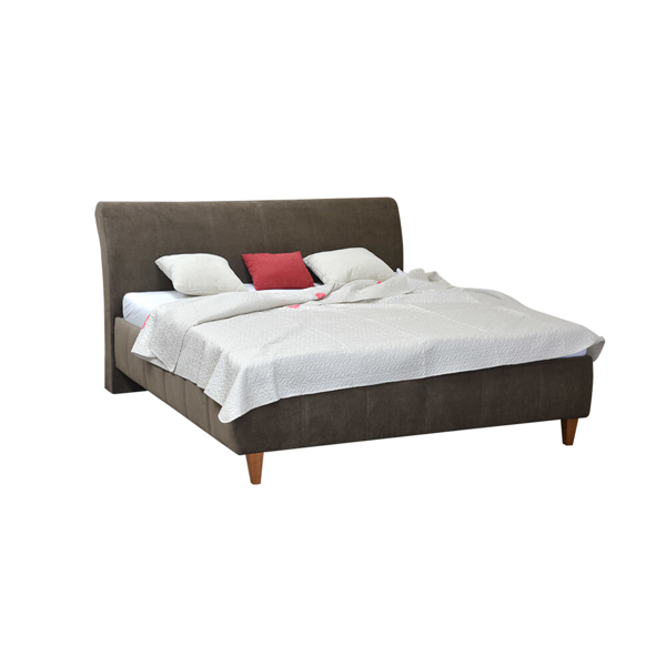 BELLAVISTA čalúnená posteľ s úložným priestorom-látka AS07