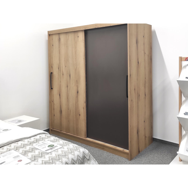 MEKENZY šatníkova skriňa s posuvnými dverami