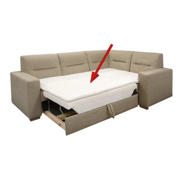 Topper 120x190 na sedačku