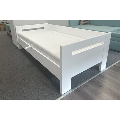 FARAO 90x200 drevená posteľ - biela