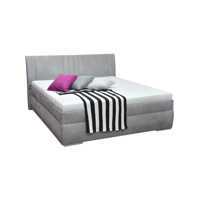 IRAKLEA čalúnená manželská posteľ s úložným priestorom - látka AS16.