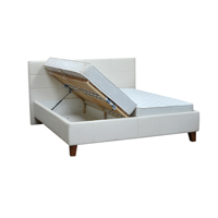 Gracia lux čalúnená posteľ s bočným výklopom - koženka M01.