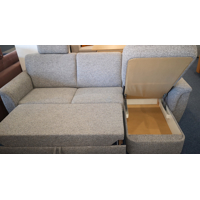 SABRINA LUX rohová sedacia súprava s rozkladom a úložným priestorom