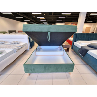 CREATIVE 140 cm čalúnená posteľ s matracom