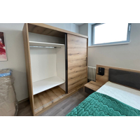 MEKENZY šatníkova skriňa s posuvnými dverami