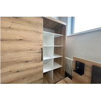 MEKENZY šatníkova skriňa s posuvnými dverami