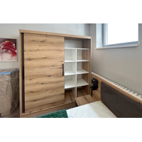 MEKENZY šatníkova skriňa s posuvnými dverami