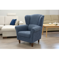 CLIP kreslo s taburetkou