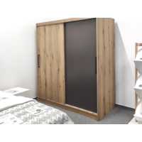 MEKENZY šatníkova skriňa s posuvnými dverami