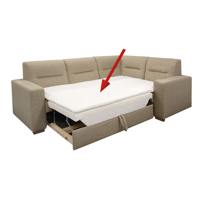 Topper 120x190 na sedačku